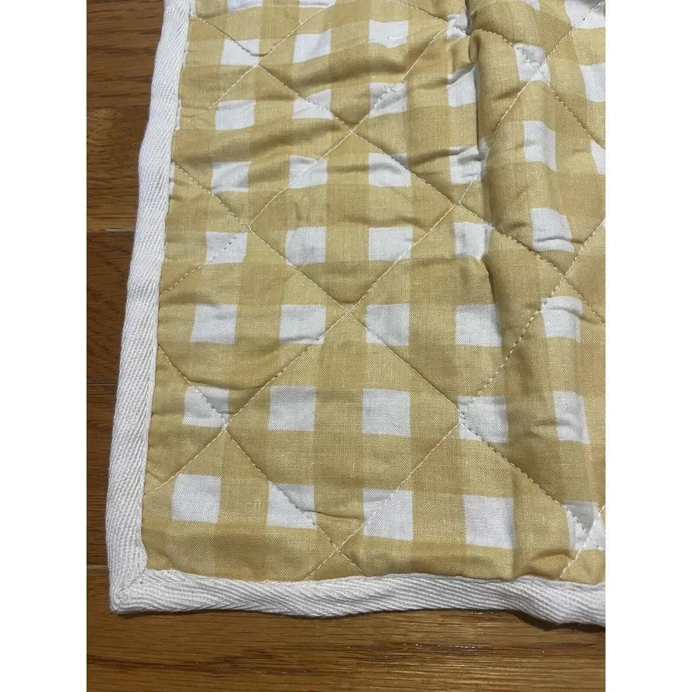 Chaps Home Dylan‎ Standard Sham Yellow And White Gingham 26